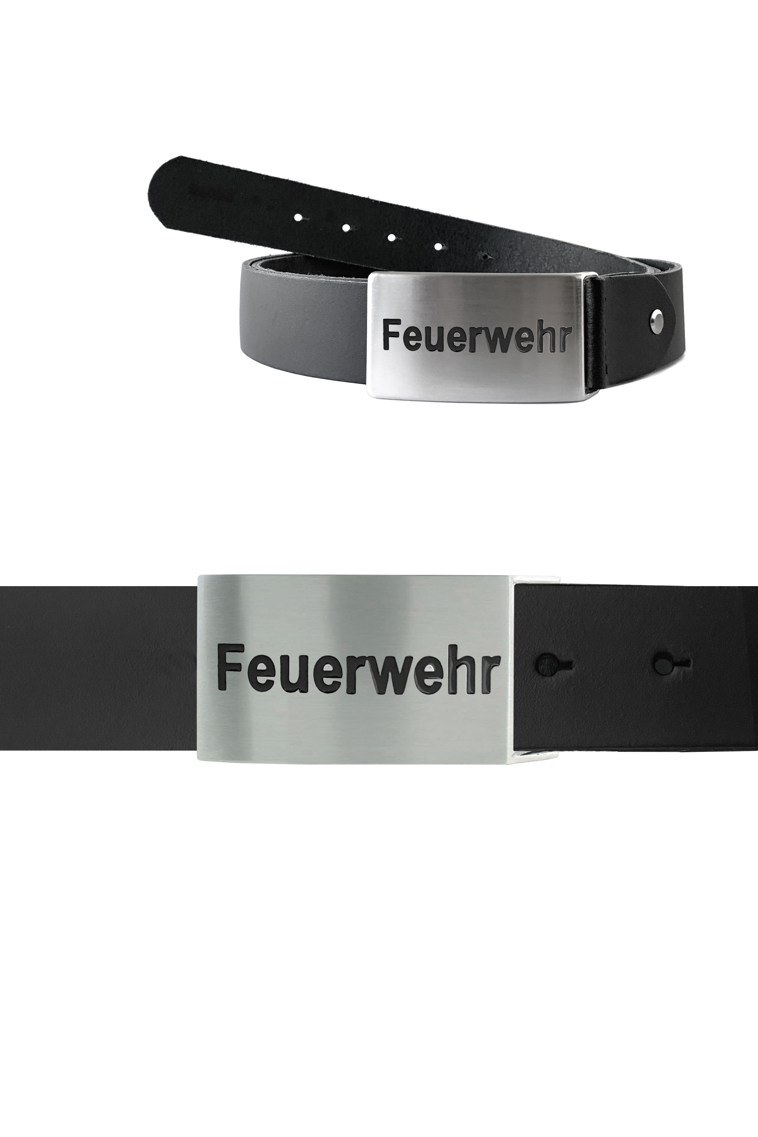 Ledergürtel mit Koppelschnalle »FEUERWEHR« Ledergürtel mit Koppelschnalle »FEUERWEHR«