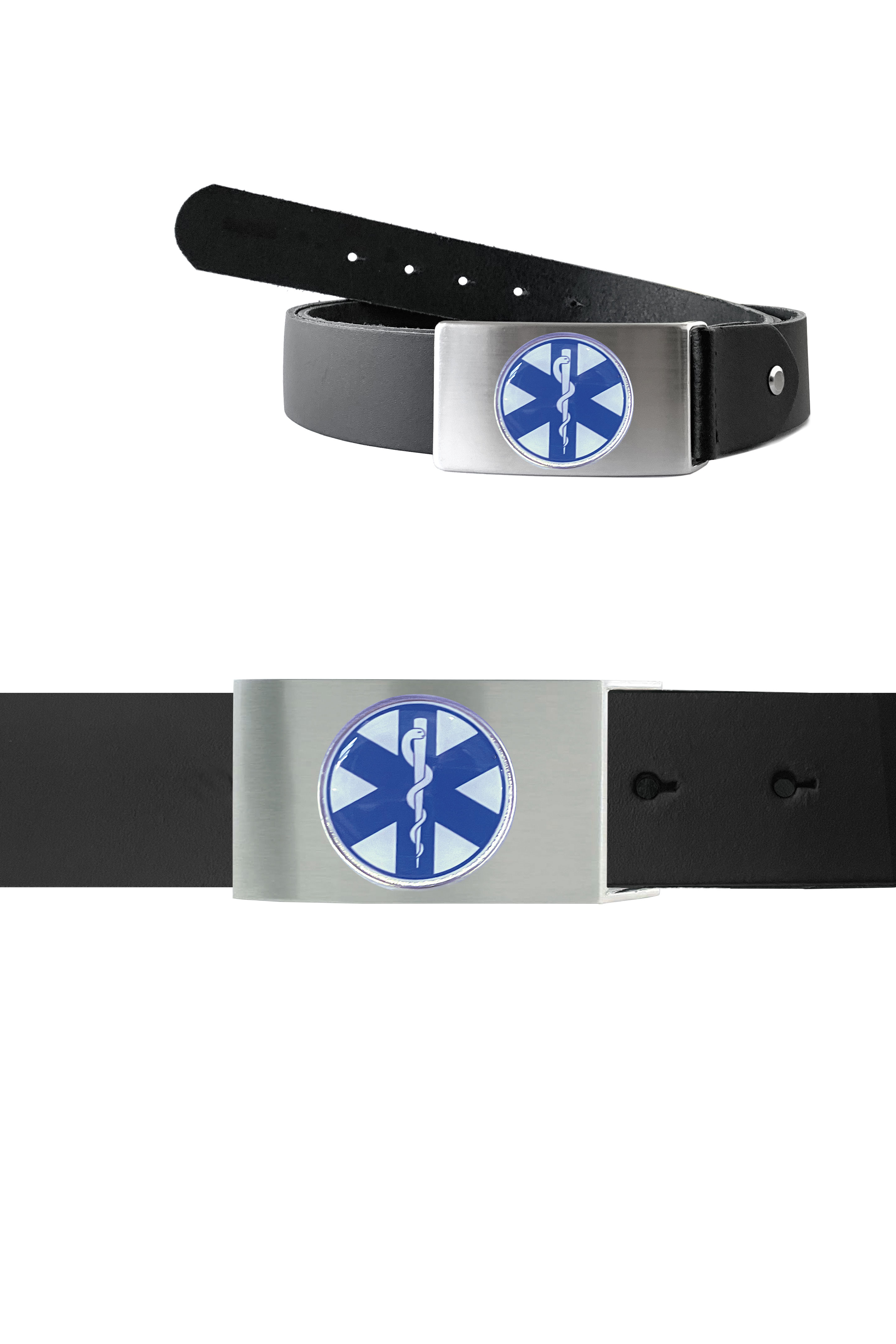 Ledergürtel mit Koppelschnalle »Star of Life« Ledergürtel mit Koppelschnalle »Star of Life«